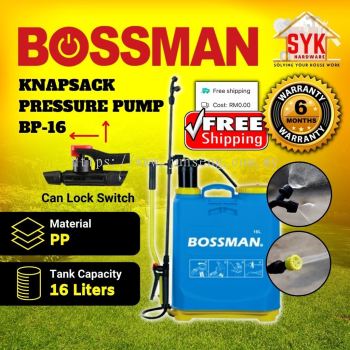 SYK (Free Shipping) Bossman/Harz Manual Knapsack Pressure Pump Agriculture Chemical Sprayer Pam Racun Tong Racun