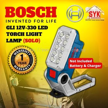 SYK Bosch GLI 12V-330 GLI12V-330 12V LED Torchlight Lamp Solo Lampu Kerja Lampu Suluh LED Torch Light-06014A0000