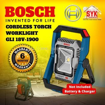 SYK Bosch GLI 18V-1900 GLI18V-1900 Professional Solo Cordlesss LED Floor Lamp Torch Work Light Wireless Lampu-0601446400