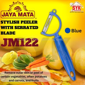 SYK Jaya Mata JM122 Stainless Steel Fruit Vegetables Stylish Peeler With Serrated Blade Pengupas Kulit Buah