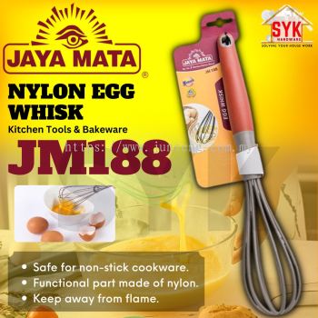 SYK Jaya Mata JM188 1Pcs Nylon Egg Whisk Non Stick Cookware Kitchenware Baking Tools Alat Dapur Pemukul Telur