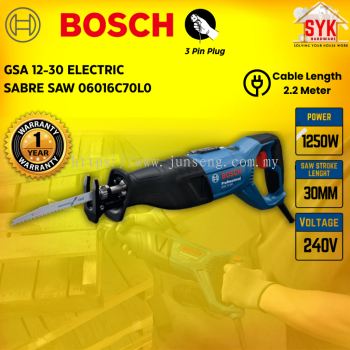 SYK Bosch GSA 12-30 Electric Sabre Saw Machine Reciprocating Saw Elektrik Mesin Gergaji Kayu 06016C70L0