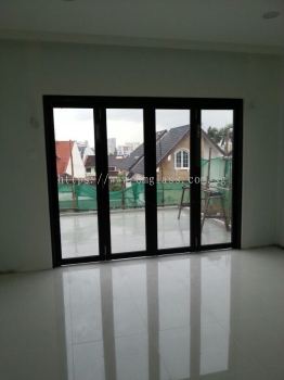 Residential Aluminum Bi-Fold Balcony Door - Stylish, Durable, and Space-Saving