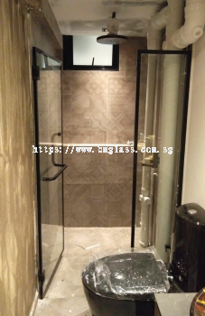 Modern I-Shape Shower Glass for Stylish Bathroom Doors 