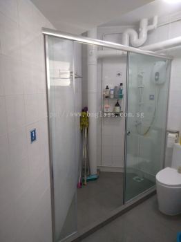 Irregular Lavatory Shower Screen