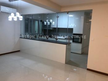 Condominium Kitchen Folding Door