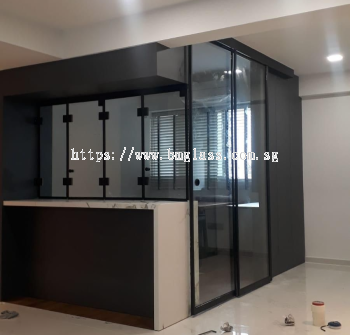 Condominium Kitchen Folding Door