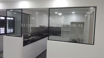 Glass Partition for Kitchen Wet and Dry Areas - Enhance Functionality and Aesthetics