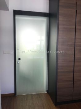 Modern Frameless Sliding Door (Pocket Door) - Stylish and Space-Saving