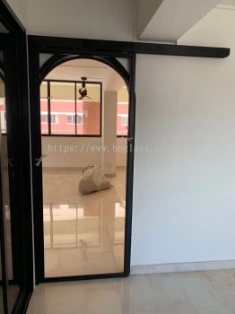 Premium Interior Round Glass Door - Elegant and Functional