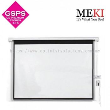 MEKI EZ Electric Projection Screen C Matte White Surface 60 x 60 (5 x 5)