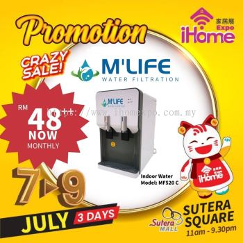 M'Life Water Filtration Indoor Water Model: MF520C