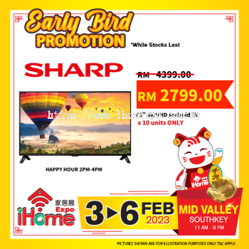 Lionmas 65" Android 4K LED TV from RM4399 to RM2799 x10 Units Only (iHome Expo Early Bird Promotion) 