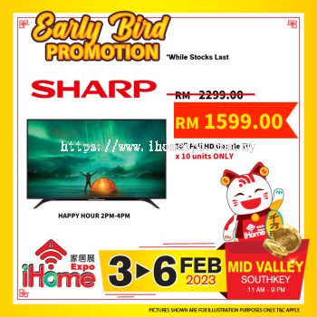 Lionmas 50" Full HD Google TV from RM2299 to RM1599 x10 Units Only (iHome Expo Happy Hour Promotion) 