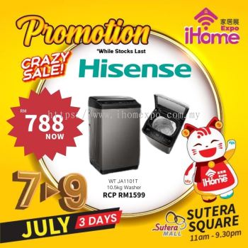 Hisense 10.5kg Washer