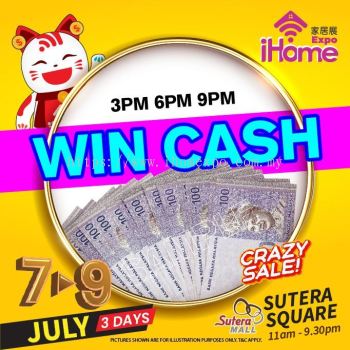 DAILY Lucky Draw Cash RM888 @ 3PM 6PM 9PM
