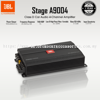 JBL Stage Series A9004 4 Channel Class D Amplifier