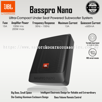 JBL BassPro Nano High Performance Powered Active Subwoofer