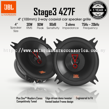 JBL Stage3 Series 427F 4" 2-Way Coaxial Speaker