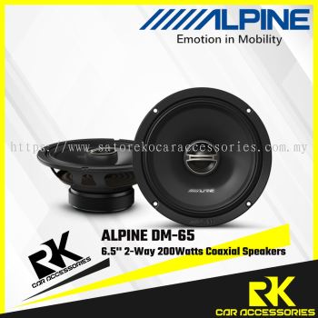 ALPINE DM-Series DM-65 6.5" 2-Way Coaxial Speaker