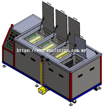 Multi-stage Manual Water Based Cleaning Machine, SAQ-M