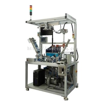 Automated PCBA Flex Insertion Vision Inspection and Semiauto Screwing Machine