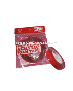 100 DS Acrylic Foam Tape (Clear) | 15x8