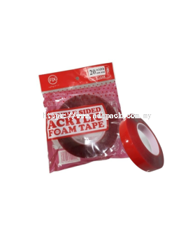 100 DS Acrylic Foam Tape (Clear) | 20x8