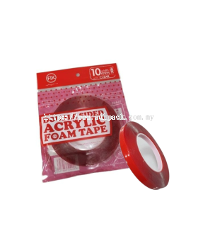 100R DS Acrylic Foam Tape (Clear) | 10x8