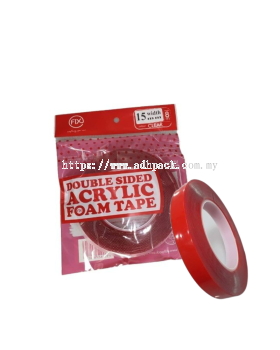 100R DS Acrylic Foam Tape (Clear) | 15x8