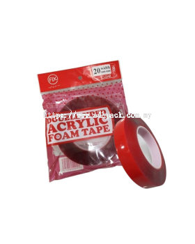 #100 DS Acrylic Foam Tape (Clear)