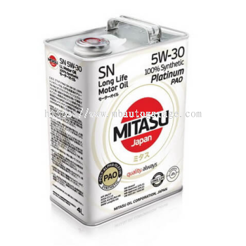 MJ-111. MITASU PLATINUM PAO SN 5W-30 100% Synthetic