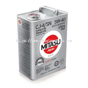 MJ-211. MITASU ULTRA PAO LL DIESEL CJ-4.SN 5W-40 100% Synthetic