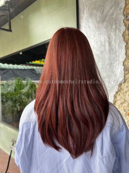 Cherry Brown Hair Colouring