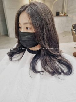 Natural Korean C-Curl Perm