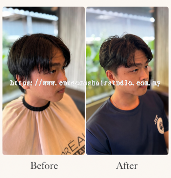 Male Korean Two Block Haircut