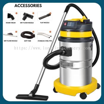 EUROX/// VAC5001 1800w 30L Stainless Steel Wet & Dry Electric Vacuum