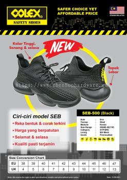 Safety Shoe - SEB-500 (Black)