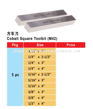 Cobalt Square Toolbit (M42)