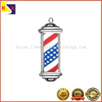 AMERICAN Barber Shop Sign Pole Stripe Design Salon Hanging Light Lamp Beauty Salon