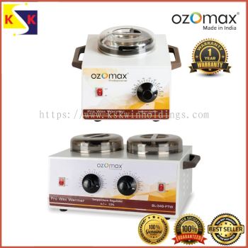 (1 YEAR WARRANTY ) OZOMAX PROFESSIONAL SINGLE/TWIN JARS WAX WARMER