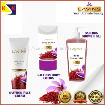 LAVINS Saffron Face Cream | Saffron shower Gel | Saffron Body Lotion