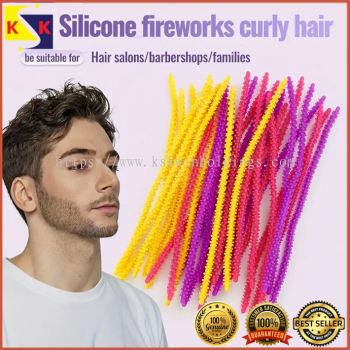 Perm Rods - Elastic Flexible Silicone Perm Bar - Styling Curling Perm Rod Curly Hair Perm Kit, Silicone Perm Rods Salon