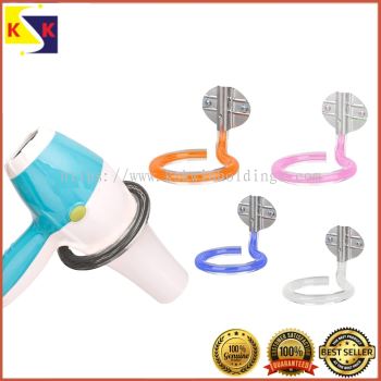 Hair Dryer Holder Wall Mount Acrylic Stripes Hair Dryer Rack Hair Care Tools Holder for Barbershop