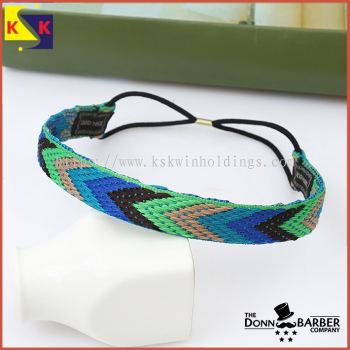 Colorful Braided Hairband High Elastic Embroidery Headband Women Men Hairstyle Tool Scrunchies