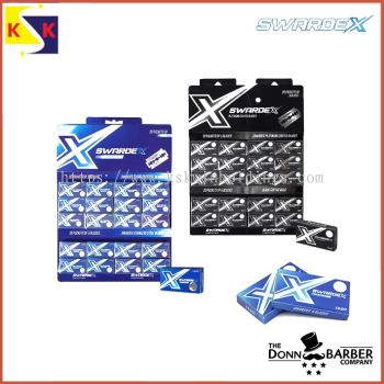 SWARDEX STAINLESS STEEL & PLATINUM COATED BLADE 100 BLADES