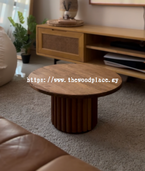 Fluted Coffee Table - The Wood Place PLT