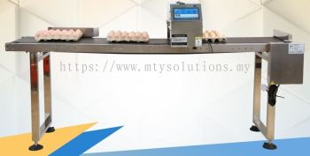 Egg Printer with Conveyor System