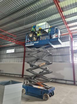 Installing Electrical Cable Tray & Wiring Work