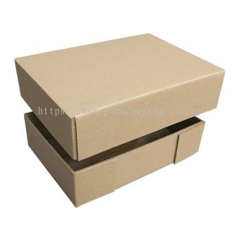 Top & Bottom Carton Box Light Brown